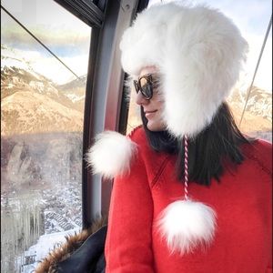 True White Alpaca Hat